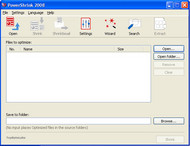 PowerShrink 2008 screenshot